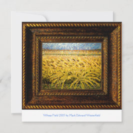 Campo de Trigo 2005 - Acalme de Pintura em Acrílic