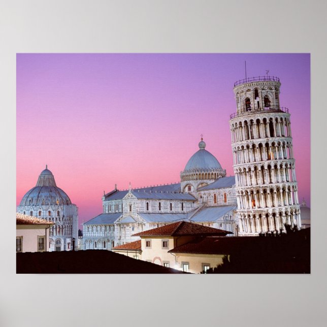 Campo dei Miracoli Pisa Italia Poster (Frente)