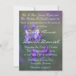 campo do convite do Lupine