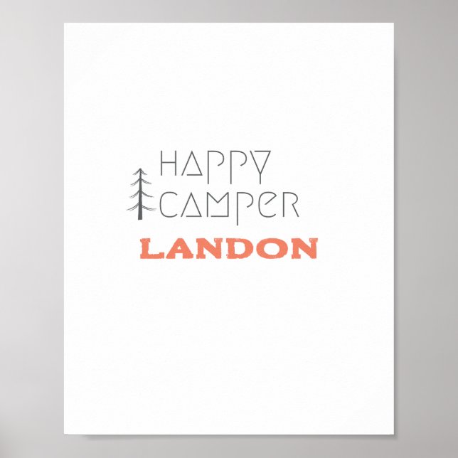 campo feliz.Nome personalizado. POSTER e IMPRESSÕE (Frente)