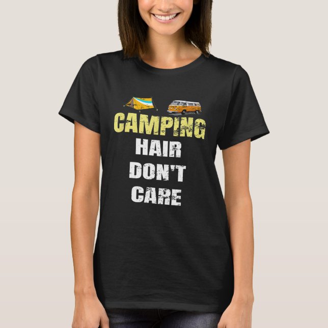 Campos De Cabelo Não Cuidam De Camisa Presentes En (Frente)