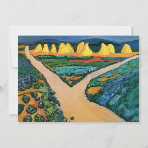 Campos de Legumes de August Macke, Arte Fino Vinta