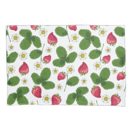 Campos de Morango em Branco