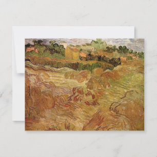 Campos de Trigo com Auvers de Vincent van Gogh