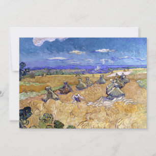 Campos de Trigo com Ceifador   Vincent van Gogh