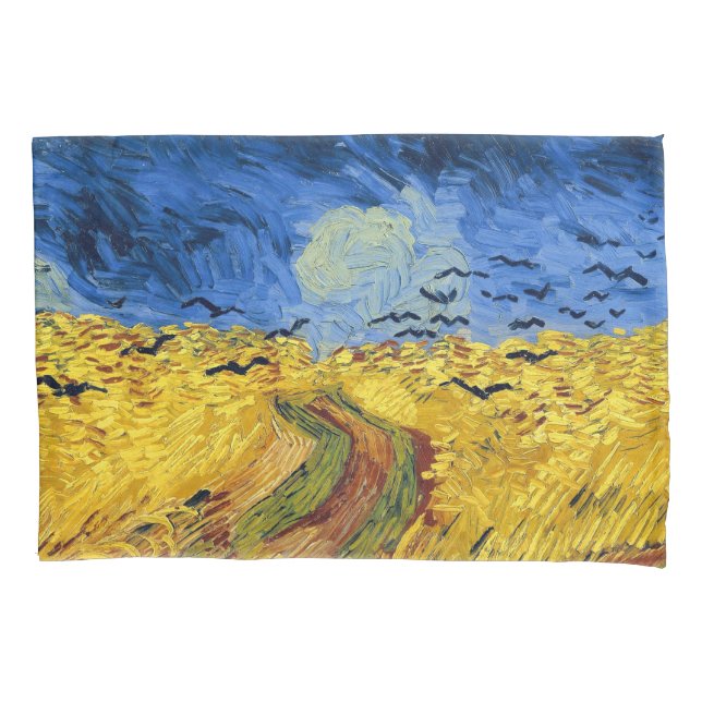 Campos de Trigo de Van Gogh pintura impressionista (Frente)