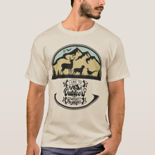 Campos Gráficos T-Shirt para Aventura Exterior