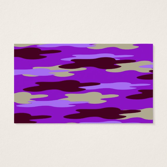 Camuflagem abstrato Purple (Verso)