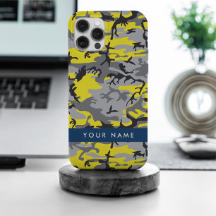 Camuflagem Amarela e Cinza Seu nome Personaliza