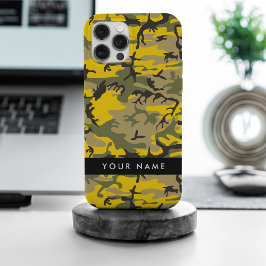 Camuflagem Amarela e Verde Seu nome Personaliza