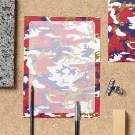 Camuflagem, Azul Branco Vermelho Dourado, Militar,
