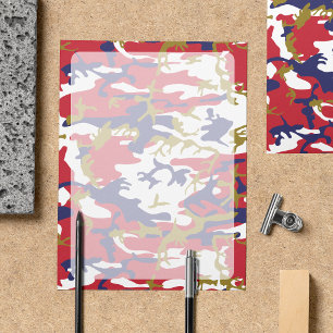 Camuflagem, Azul Branco Vermelho Dourado, Militar,