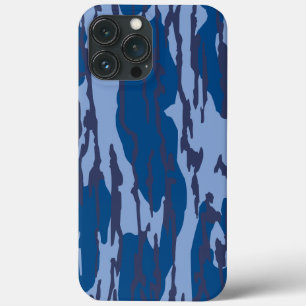 Camuflagem Azul de Padrão Militar Camo