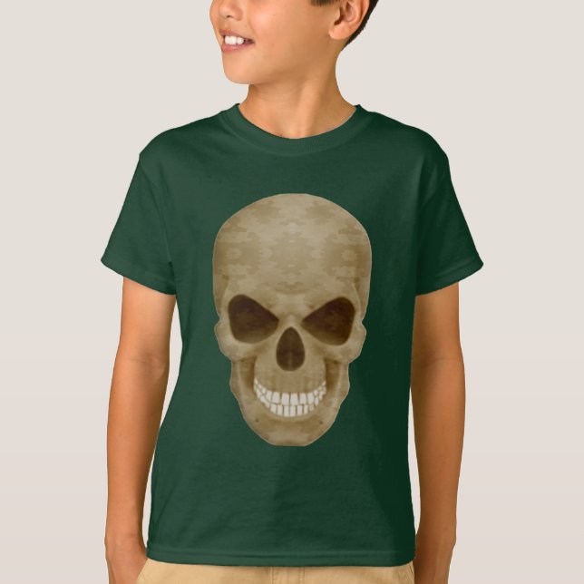 Camuflagem Camisa de Caveira (Frente)