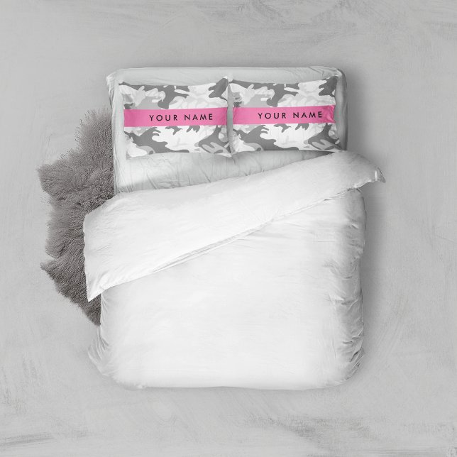 Camuflagem Cinza Neve de Inverno Personalize seu n (Criador carregado)