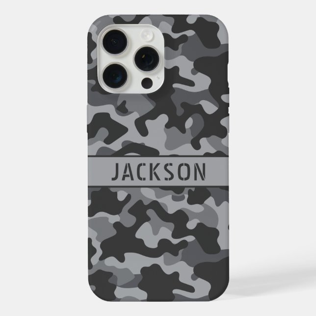 Camuflagem Cinza Personalizada (Verso)