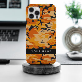 Camuflagem Laranja Seu nome Personaliza