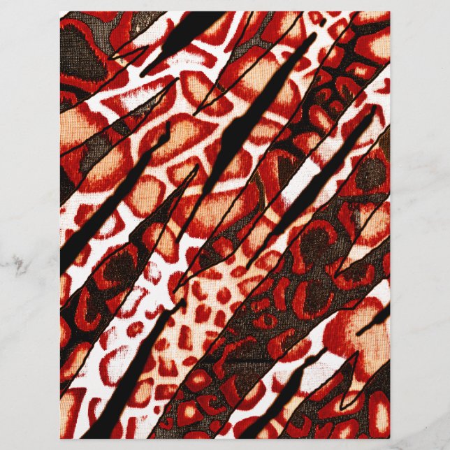 Camuflagem Leopardo Vermelho (Frente)