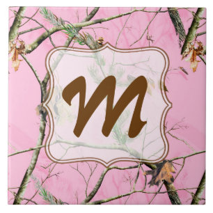 Camuflagem rosa Azulejo de monitor de caça ao mono