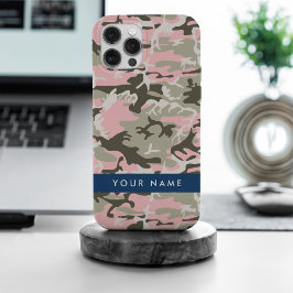Camuflagem rosa e verde Seu nome personaliza