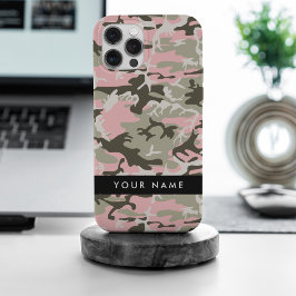 Camuflagem rosa e verde Seu nome personaliza