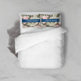 Camuflagem rosa e verde Seu nome personaliza