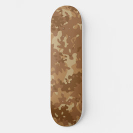Camuflagem Skateboard Marrom Bege Deserto 