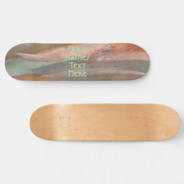 Camuflagem Verde Casca de Árvore 2 Skate