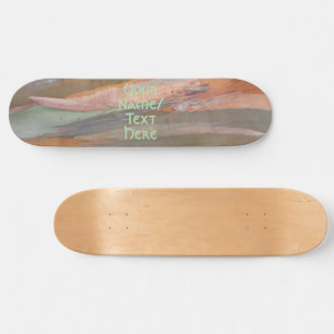 Camuflagem Verde Casca de Árvore 2 Skate