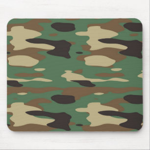 Camuflagem verde Mousepad