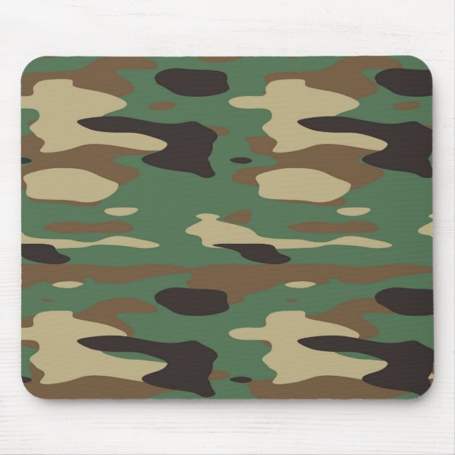 Camuflagem verde Mousepad (Frente)