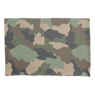 Camuflagem Woodland Camo Khaki Tan Monograma Preto