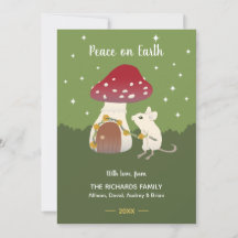 Camundongos vermelhos de algodão, verde