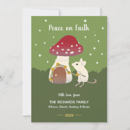 Camundongos vermelhos de algodão, verde