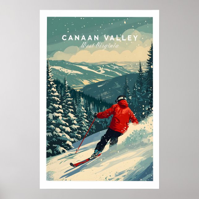 Canaan Valley Travel Poster 1 (Frente)