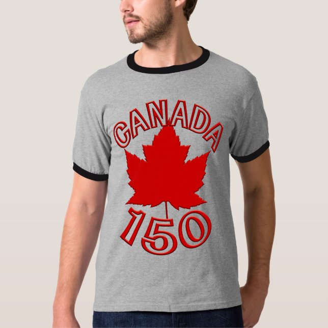 Canadá 150 T-shirts Canadá 150 Souvenir Shirts (Frente)