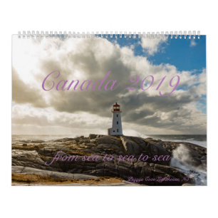 Canadá 2019 - do mar ao mar ao mar - calendários