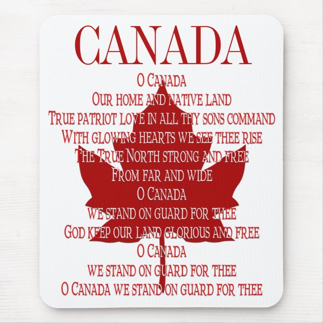 Canadá Anhim Mousepad Canada Maple Leaf Mousepad (Frente)