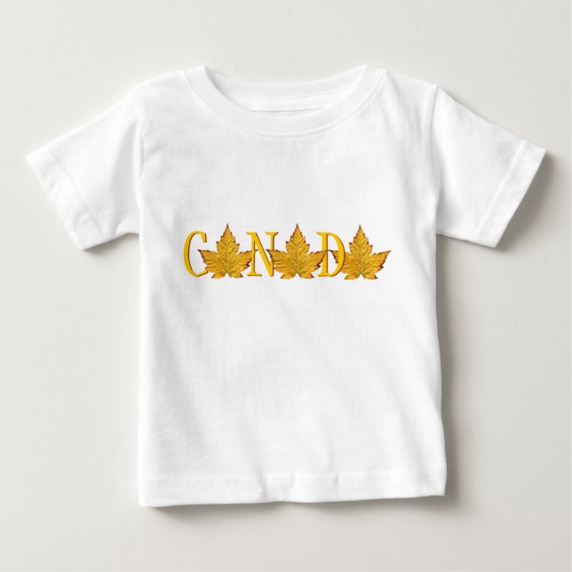 Canadá Baby T-shirt Canadá Souvenir Baby Shirt (Frente)