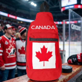 CANADÁ. Bandeira canadense. Patriótico. Bolsa tipo