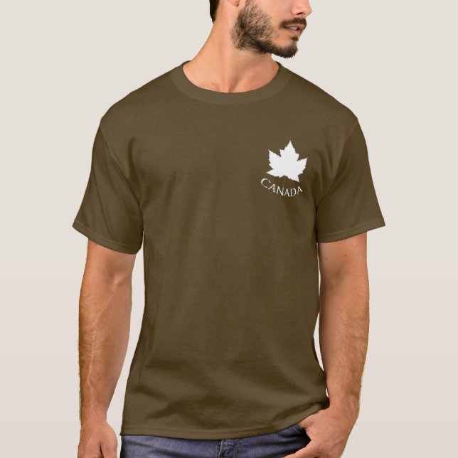 Canadá Camisa Canadá Souvenir Maple Leaf T-shirts (Frente)