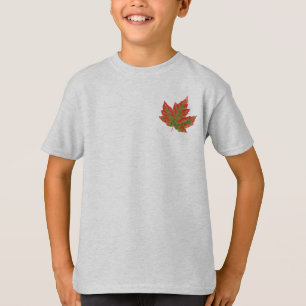 Canadá Camisa Kid's Autumn Canada Maple Leaf Shirt
