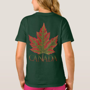 Canadá Camisa Kid's Autumn Canada Maple Leaf Shirt
