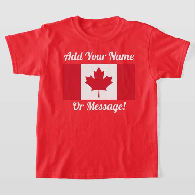 Canadá canadense Flag T-Shirt (Postura )