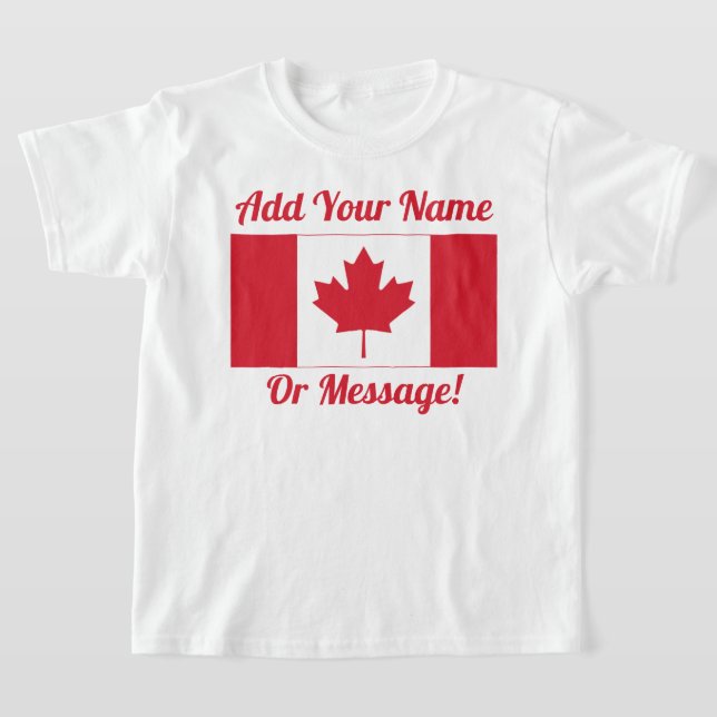 Canadá canadense Flag T-Shirt (Postura )