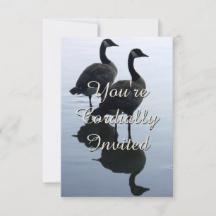Canadá Convites personalizados RSVP de Ganso do Ca