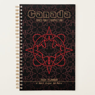Canadá desde 1867 Planejador de 5,5" x 8,5"
