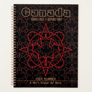 Canadá desde 1867 Planejador de 8,5" x 11"