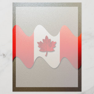 Canada Flag-Chrome por Shirley Taylor