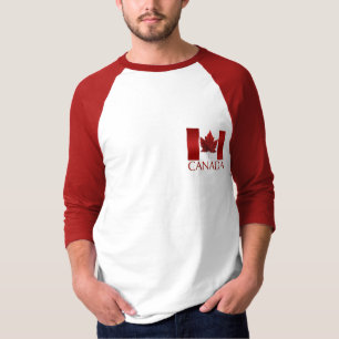 Canadá Flag Jersey T-shirts apresenta suvenir shir
